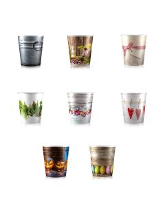MDF Printed Cover Pots