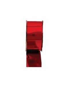 Metallic Ribbon - Red - 50mm x 23m