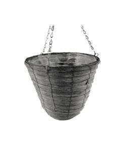 Grey Willow Bell Hanging Baskets - 30cm / 12"
