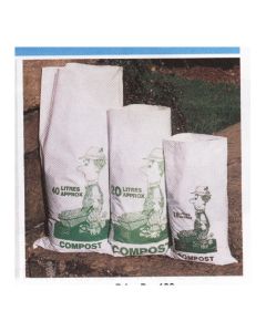 Printed Compost Sacks - 20L (37cm x 63cm)