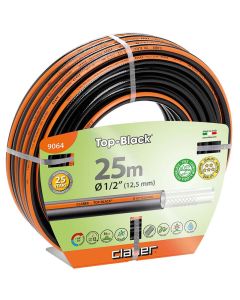 Claber Top-Black Hose Pipe - 1/2" x 25m