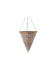 Fern & Maize Triangle Cone Baskets - 35cm / 14"