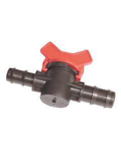 Barbed Ball Valve Fitting - 12mm