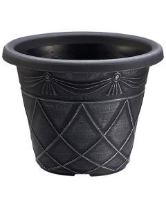 Florence Round Planter - Silver - 14L