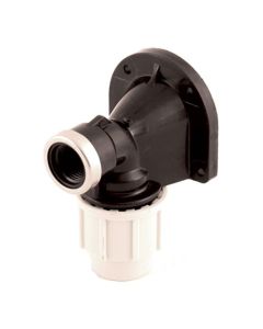 Wall Plate Elbow Fitting - 20mm x ½” BSP