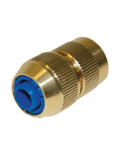 Hose End Connector With Stop - ¾"