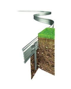 Rite Edge Lawn Edging - Aluminium - 10.2cm x 1.2m