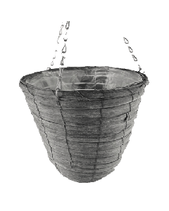 Grey Willow Bell Hanging Basket - 30cm / 12"