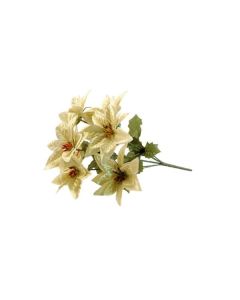 Poinsettia Picks - Gold