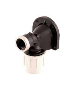 Wall Plate Elbow Fitting - 25mm x ¾” BSP