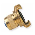 Coupler with Compression Hose Tail - ¾"