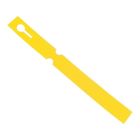 Vinyl Self-Tie Labels (Loop Lock) - Yellow