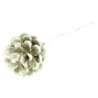 Silver Pine Cones on Wire