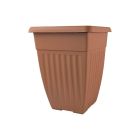 Tall Athens Square Planters - Terracotta