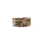 Green Holly & Berries Polyester Ribbon