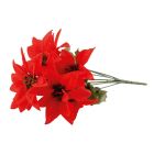 Poinsettia Picks - Red