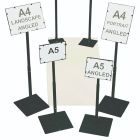 Adjustable Card Holder Stands - Landscape - 8" x 6" (25)