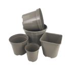 Aeroplas Recyclable Square/Round Pots - Taupe