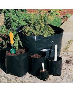 Polythene Polypots - Black - 1L