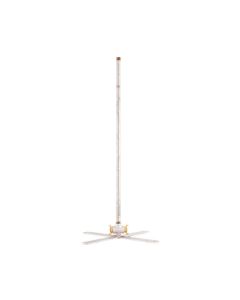 Cross Base Stand Pipe - ¾" x 1m